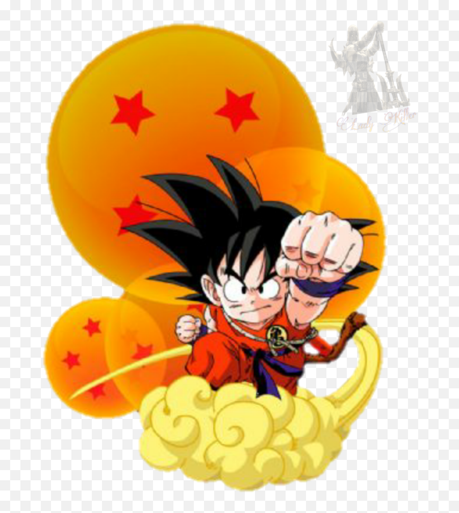 Goku Dragonball Db Anime Manga - Goku En La Nube Voladora Emoji,Goku Emoji