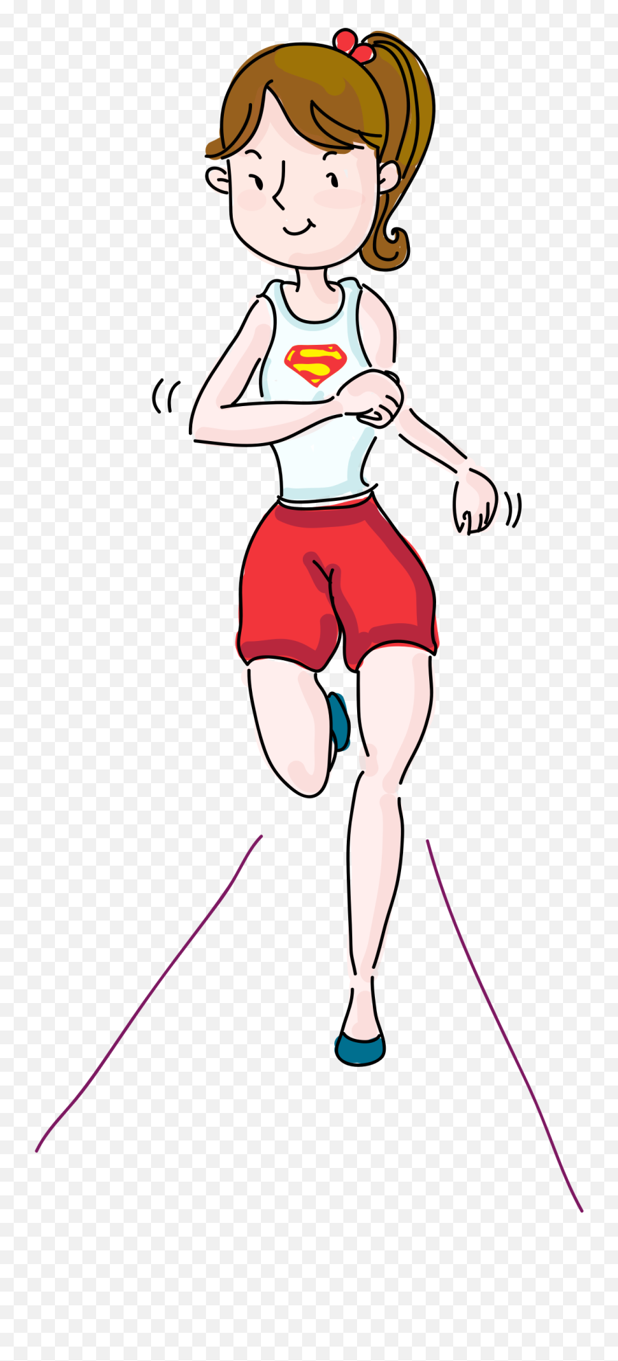 Muscle Clipart Running Muscle Running - Run Faster Tips Emoji,Girl Running Emoji