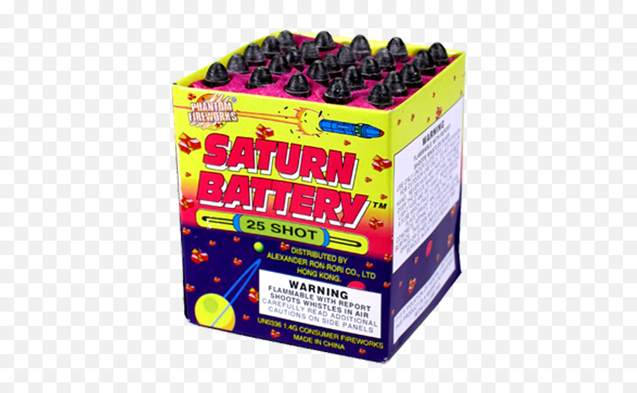 Phantom Fireworks Saturn Battery 25 - Firework Battery Emoji,Fireworks Emoticon