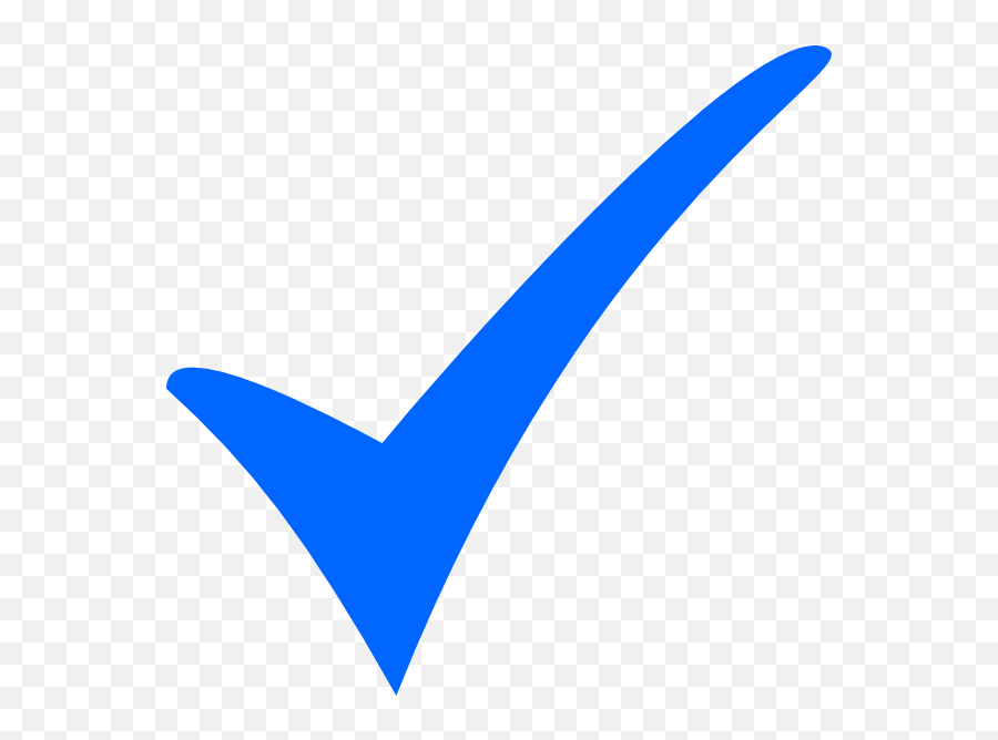 Tick Mark - Transparent Background Blue Tick Icon Emoji,Blue Verified Check Emoji