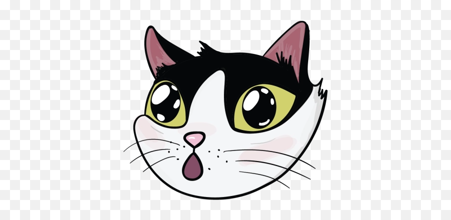 Custome Twitch Cat Emote - Cartoon Emoji,Eye Twitch Emoji