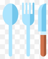 Spoon And Fork Clipart Png - Knife Emoji