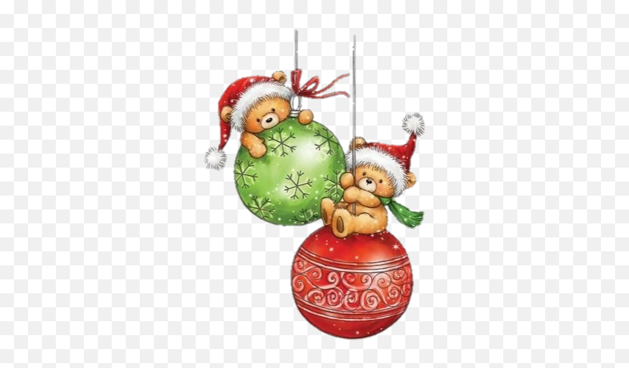 Christmas Bears Decorations - Sticker By Iaiau002782 Christmas Bear Ornaments Clipart Emoji,Emoji Christmas Decorations