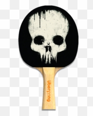 Paint It Black Designer Ping Pong Paddle pong paddles - Stylish Racket Table Tennis Emoji