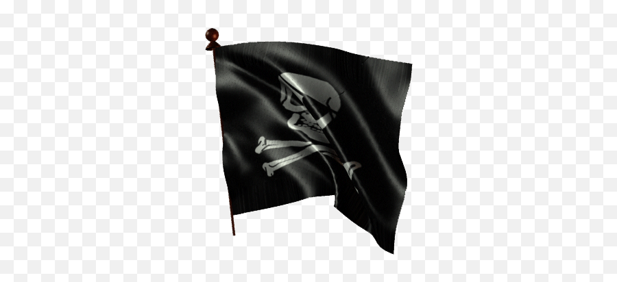 Peel It Feel The Piracy Golden Age Hatin Flag - Lowgif Pirate Flag Animated Gif Emoji,Saudi Flag Emoji