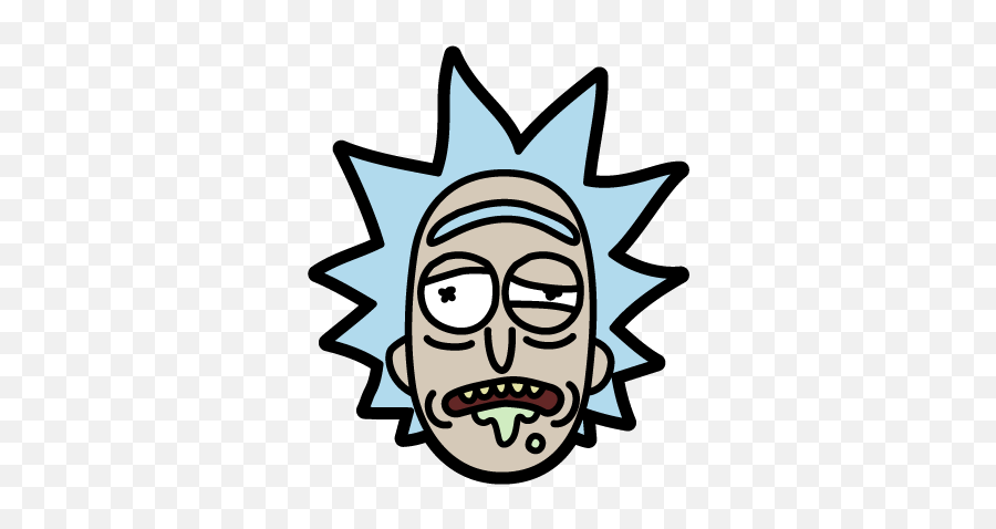 Pocket Mortys - Rick Patch Emoji,Rick And Morty Emojis