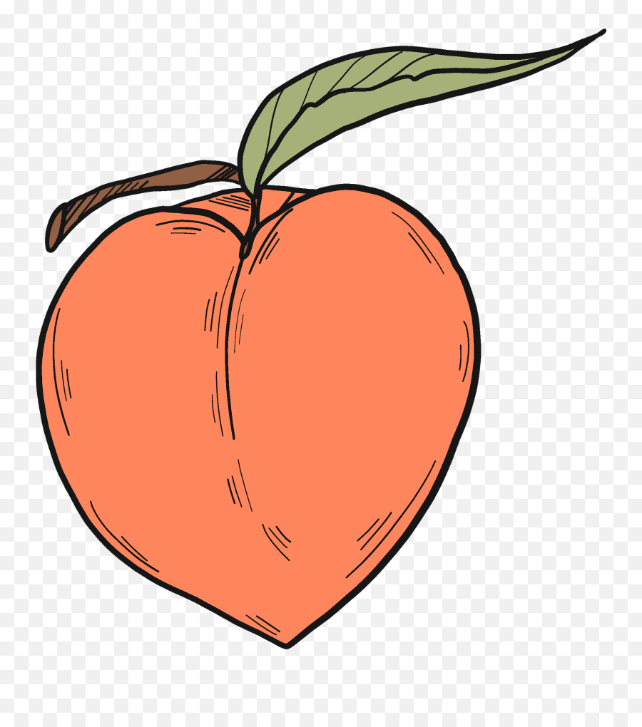 Peach Clipart - Fresh Emoji,Peaches Emoji