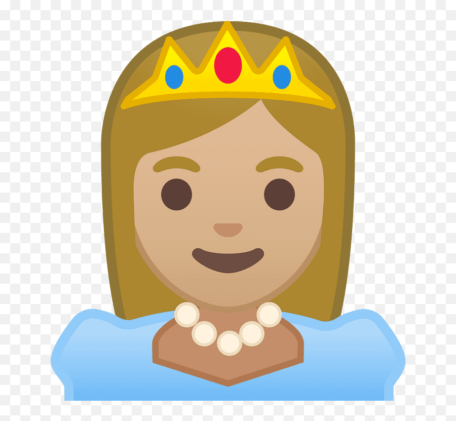 Princess Emoji Clipart - Emojis Princesa,Necklace Emoji
