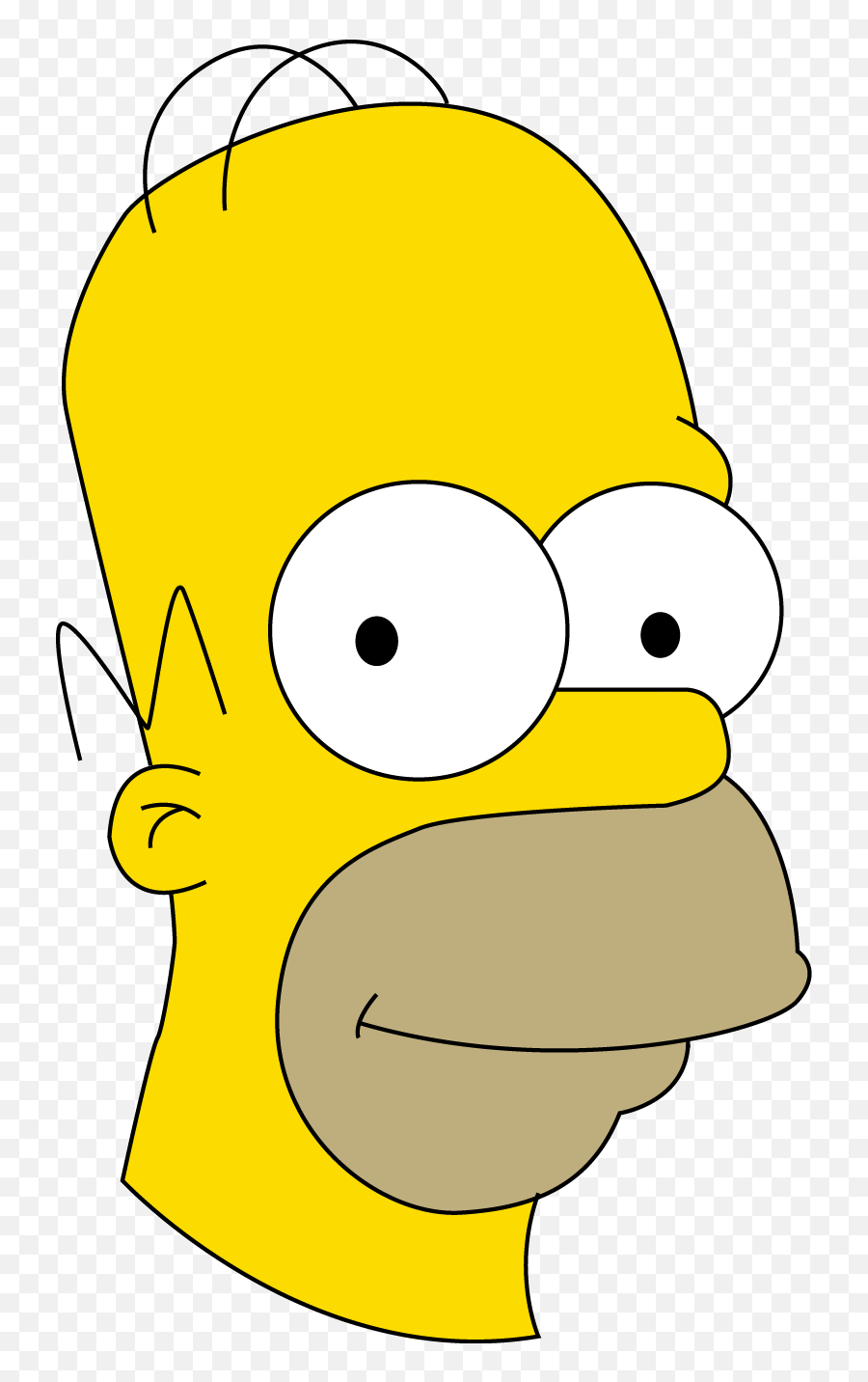 Homer Simpson - Adobe Illustrator Homer Simpson Homer Homer Simpson Face Png Emoji,Seinfeld Emoji