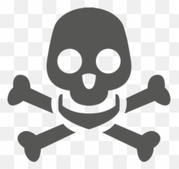 Danger Skull Icon Silhouette - Transparent Png U0026 Svg Vector File Danger Silhouette Emoji,Weight Lifting Emoji