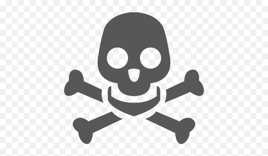 Danger Skull Icon Silhouette - Transparent Png U0026 Svg Vector File Danger Silhouette Emoji,Weight Lifting Emoji