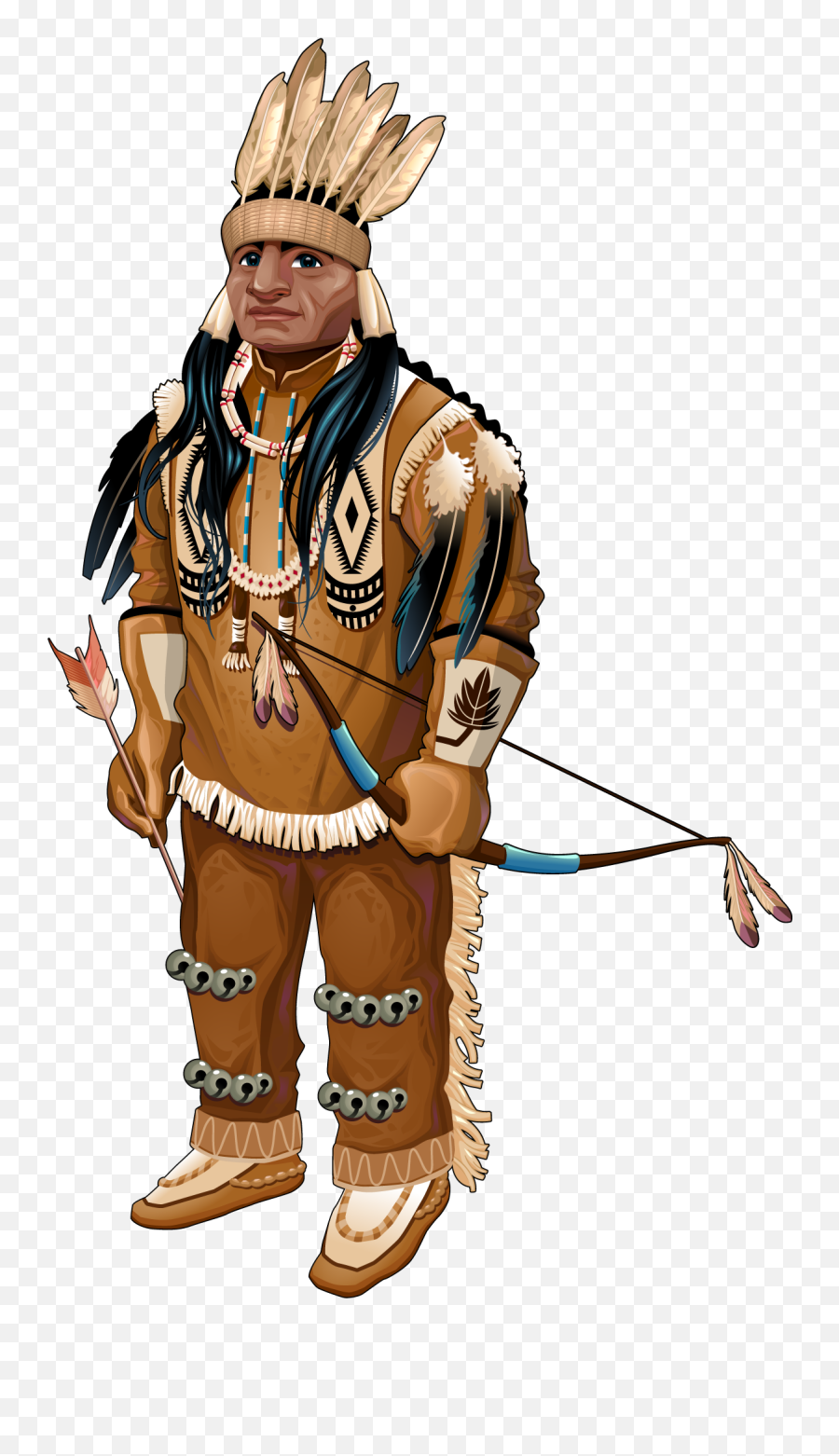 Vector Indian Png Download - Native Character Emoji,American Indian Emoji