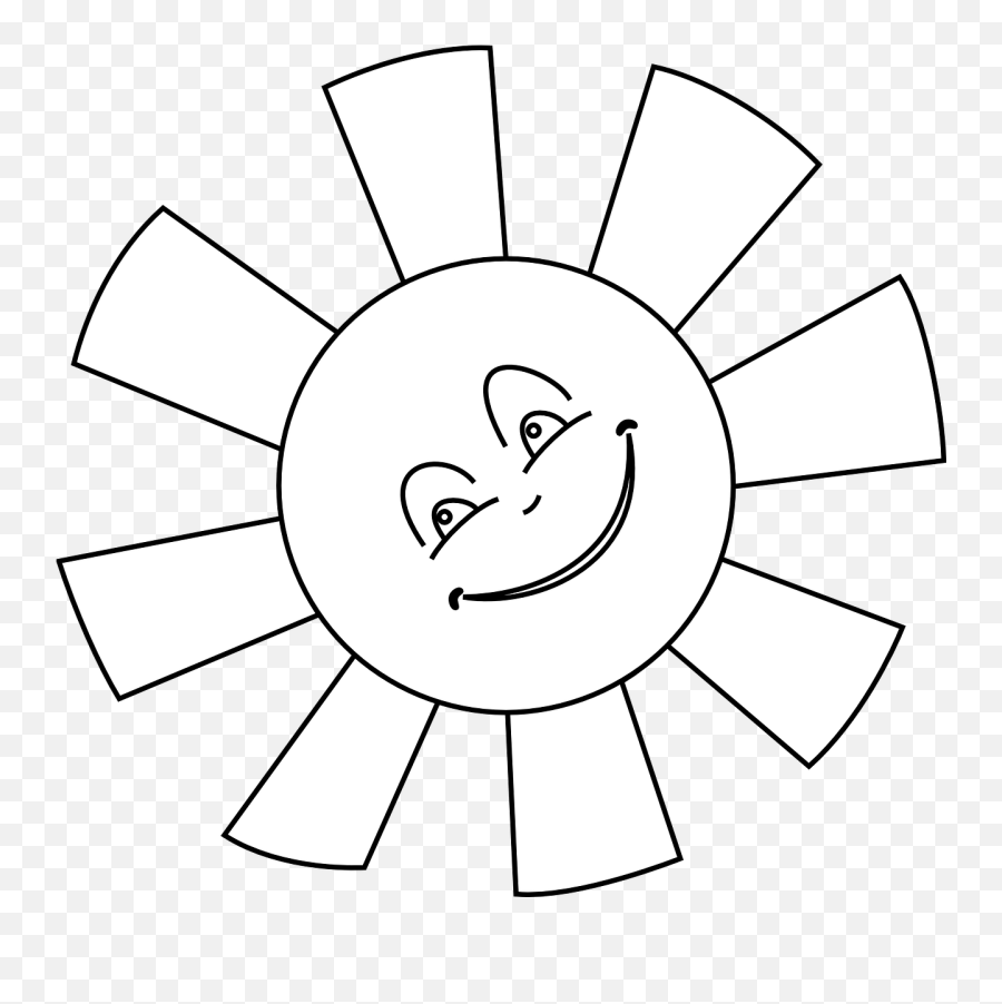 Sun Summer Face Happy Smile - Clip Art Emoji,Shocked Emoji Png