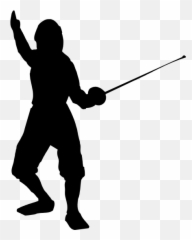 Man Holding Sword In His Left Hand Sticker Emoji,Fencing Emoji