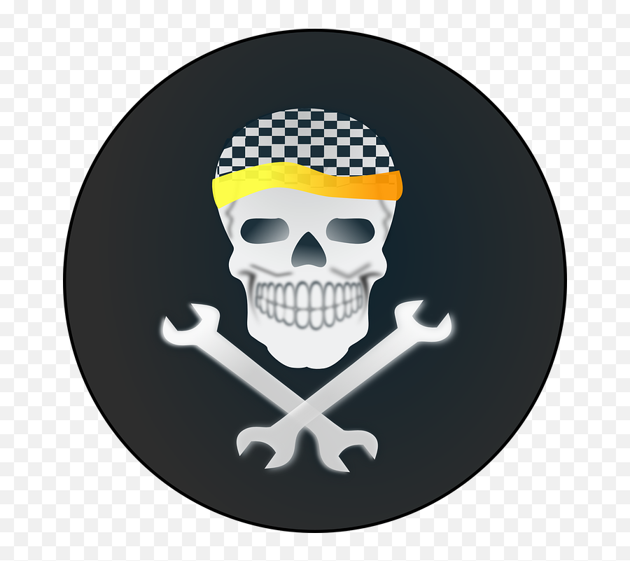 Free Wrench Tools Vectors - Skull Emoji,Skull Gun Knife Emoji