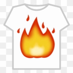 Fire Emoji - T Shirt Roblox