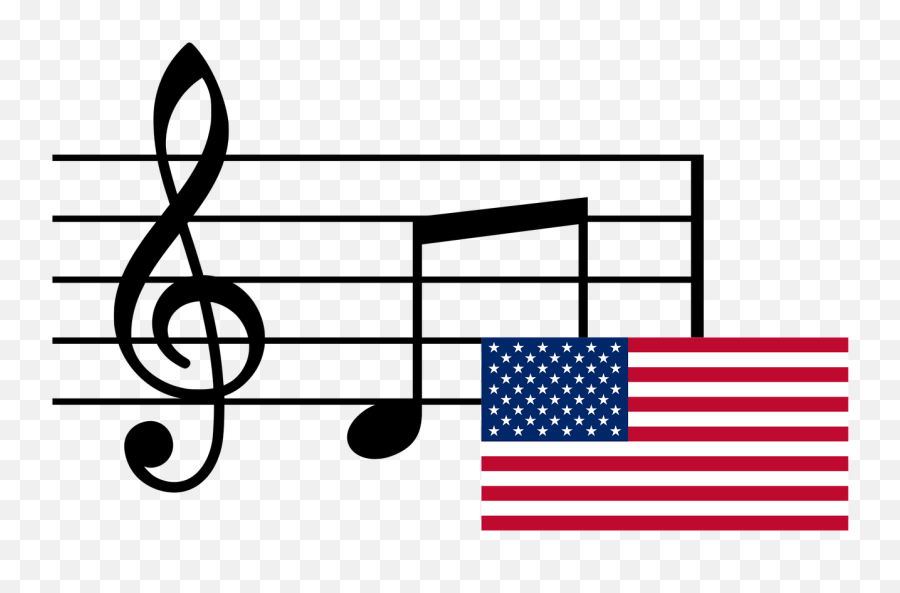 Usa United States Of America Png - C Sharp Music Note Emoji,Musical Note Emoticons