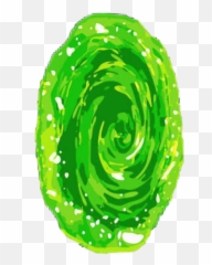 Portal Rick And Morty Green - Png Emoji