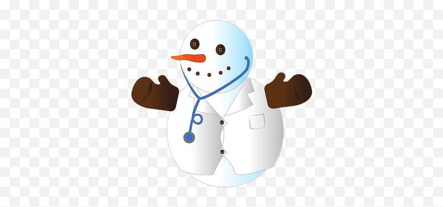 Free Snowman Winter Vectors - Doctor Snowman Clipart Emoji,Snow Man Emoji