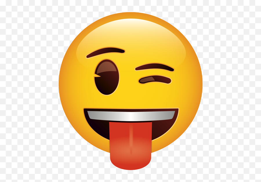 Winking Face With Tongue - Whatsapp Emoji Smiley Face,The Tongue Emoji