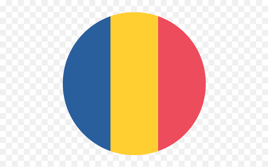 Chad Flag Vector Emoji Icon - Steagul Romaniei Cu Background Transparent,Chad Flag Emoji