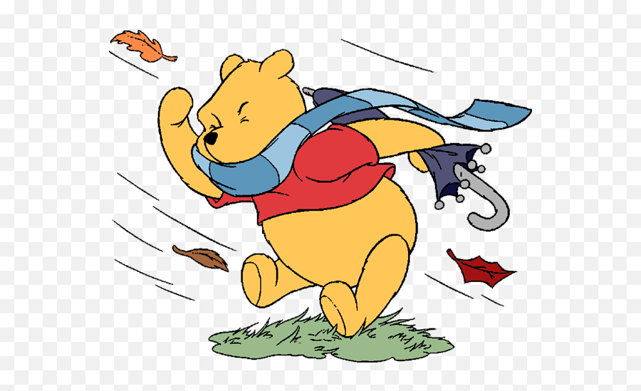 Winniethepooh Windy Wind Umbrella - Windy Winnie The Pooh Emoji,Windy Emoji
