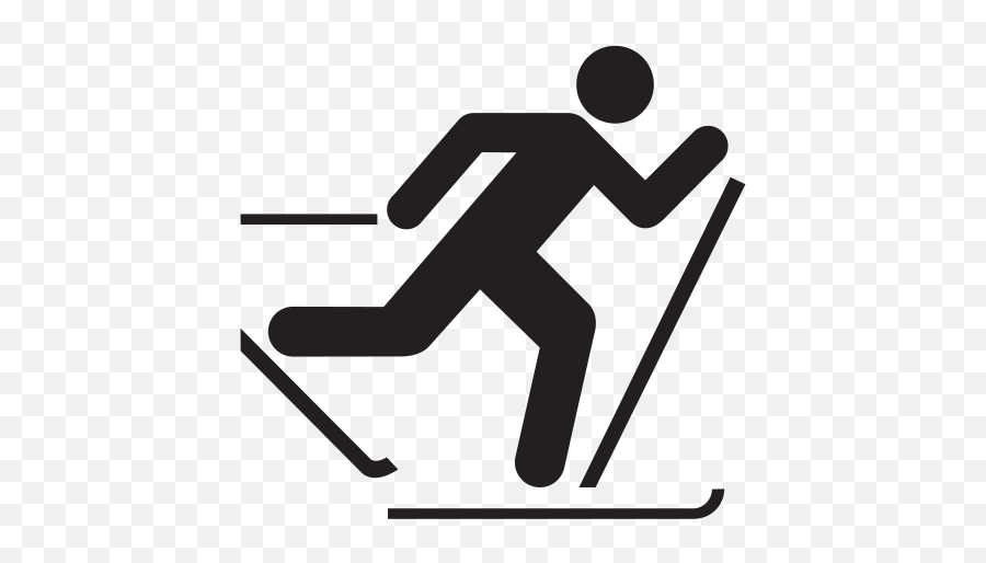 Map Icons - Cross Country Skiing Sign Emoji,Cross Country Emoji