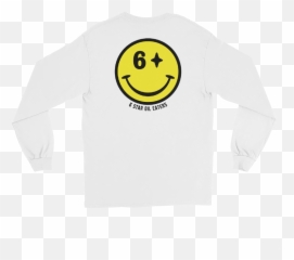 6 Star Smiley Long Sleeve T - Emoji