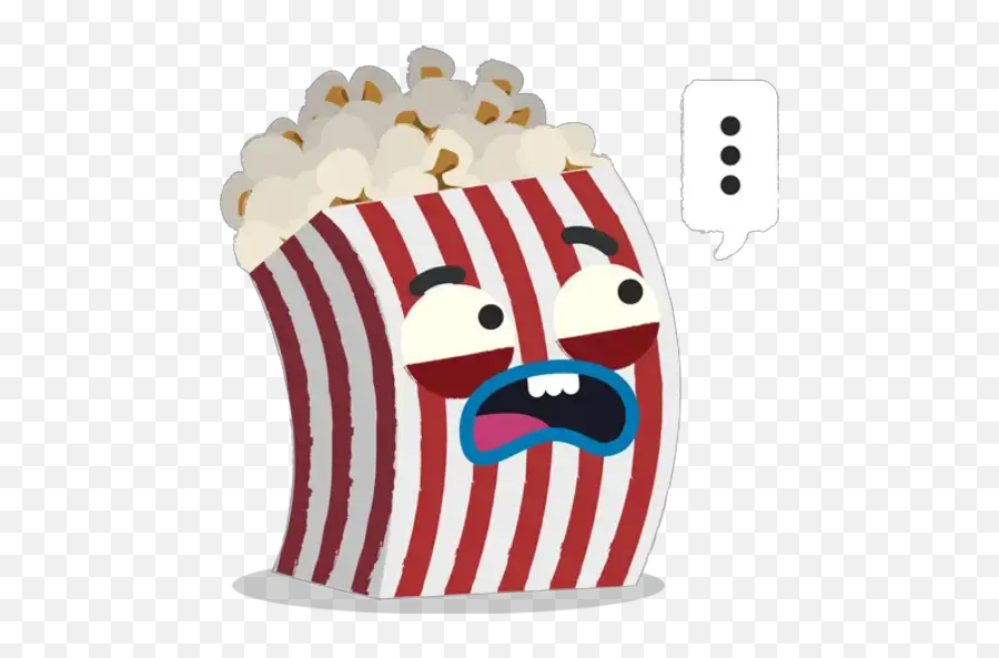 Popcorn Stickers For Whatsapp - Illustration Emoji,Popcorn Emoji