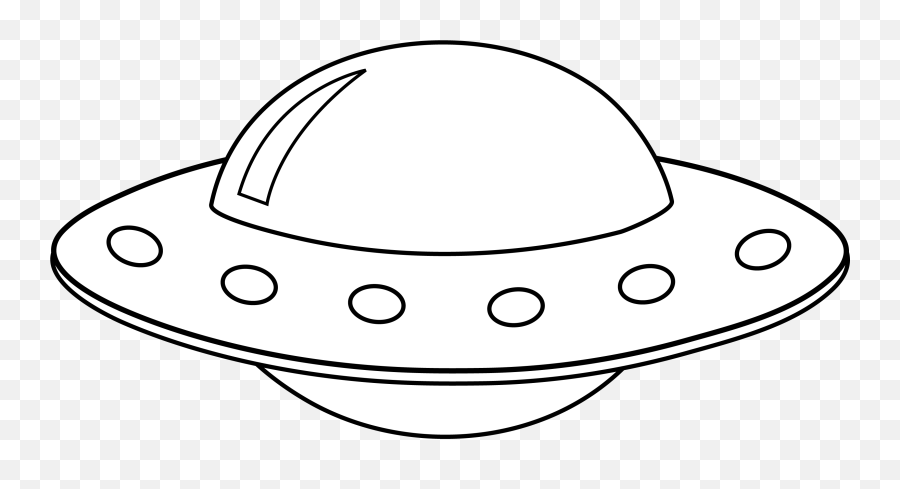 Image Of Spaceship Clipart - Clipartix Alien Spaceship Black And White Emoji,Spaceship Emoji