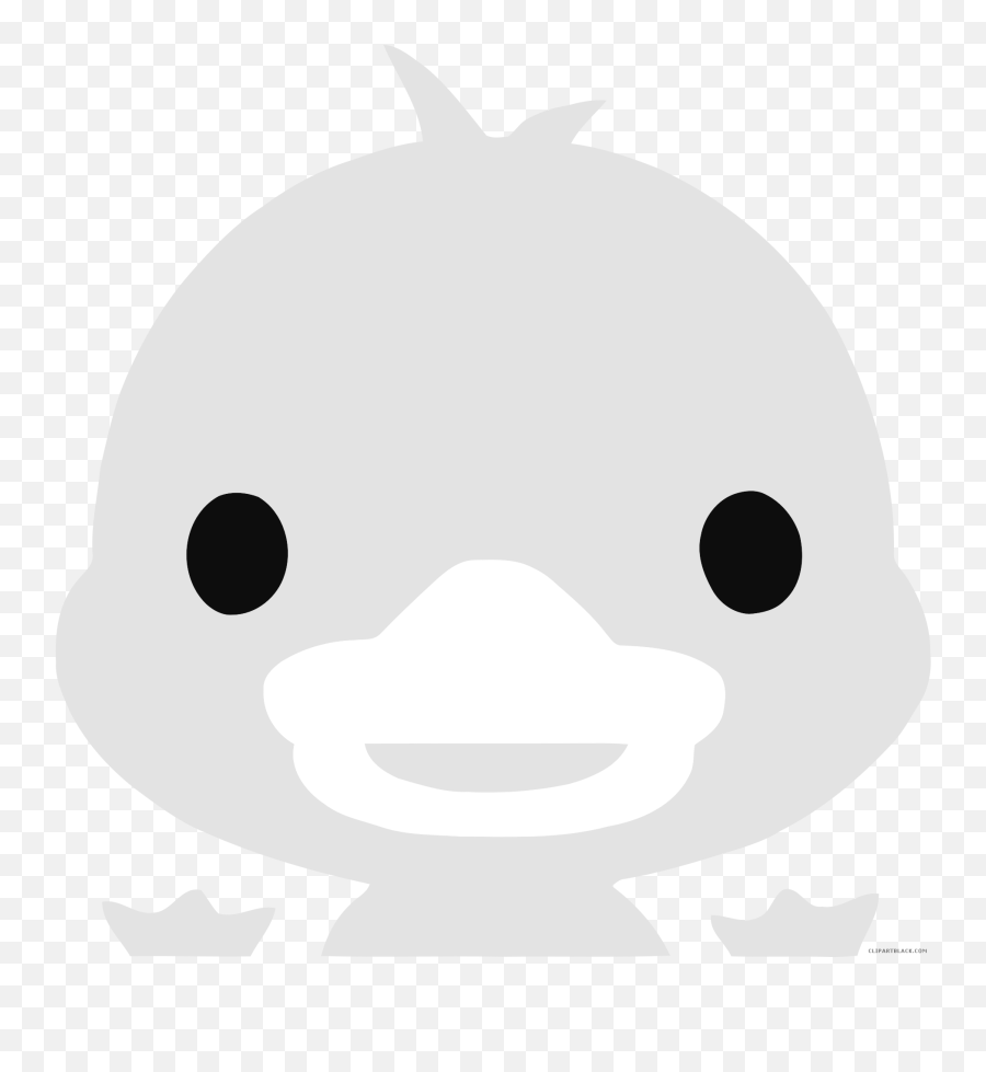 Clipartblack Com Animal Free Images - Cute Cartoon Duck Head Cute Duck Cartoon Png Emoji,Hairbrush Emoji