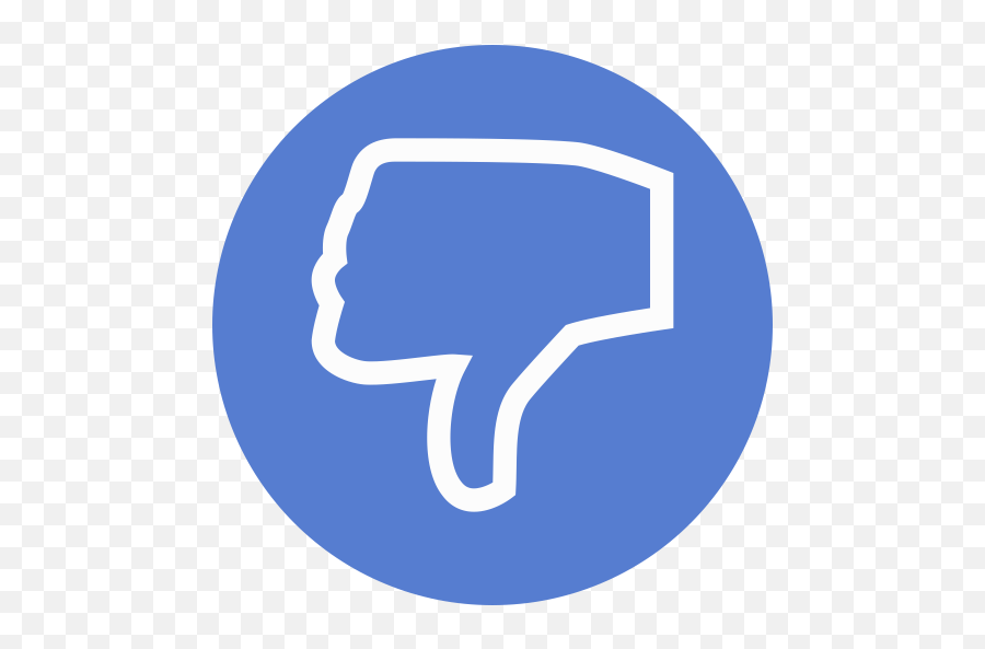 Election Thumbs Down Outline Icon Circle Blue Election - Sign Emoji,Blue Thumbs Up Emoji