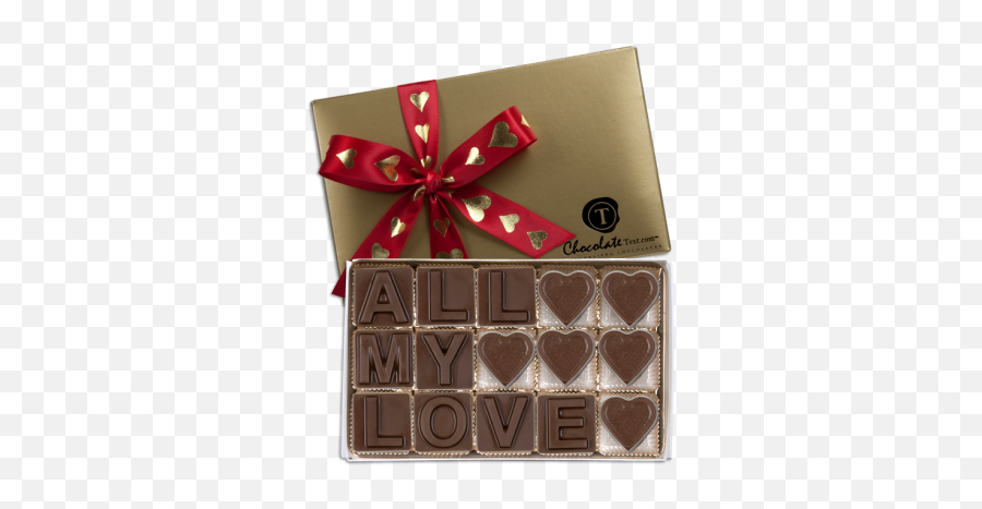 Select A Box Of 15 24 28 Or 32 Personalized Chocolates - Message Chocolate Emoji,Chocolate Bar Emoji