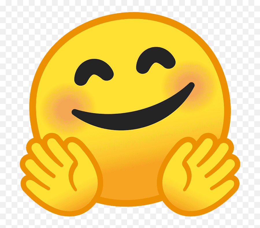 Hugging Face Emoji Clipart Free Download Transparent Png - Hug Emoji,Face Emoji