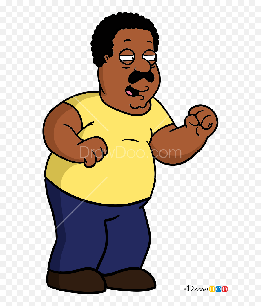 How To Draw Cleveland Brown Family Guy - Cleveland Show Emoji,Brown Thumbs Up Emoji