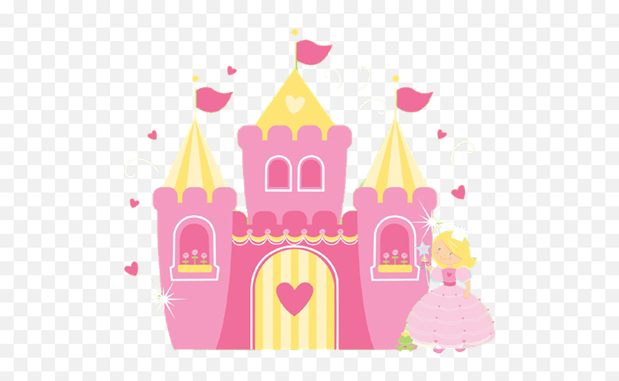 Princess Castle Cartoon Castle Clipart - Castle And Princess Clipart Emoji,Castle Book Emoji