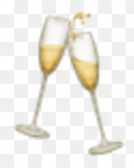 56 - Champagne Transparent Background Png Emoji,Clinking Glasses Emoji