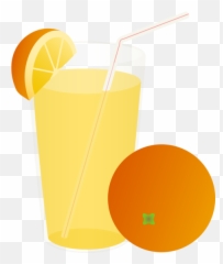 orange juice clip art - Clip Art Library Orange Juice Clipart Emoji