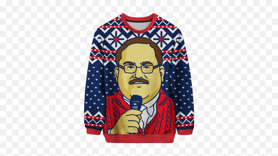 The Ugly Christmas Sweater Goes Off The Chart At Holidayfury - Ken Bone Ugly Christmas Sweater Emoji,Iphone Emoji Tshirt