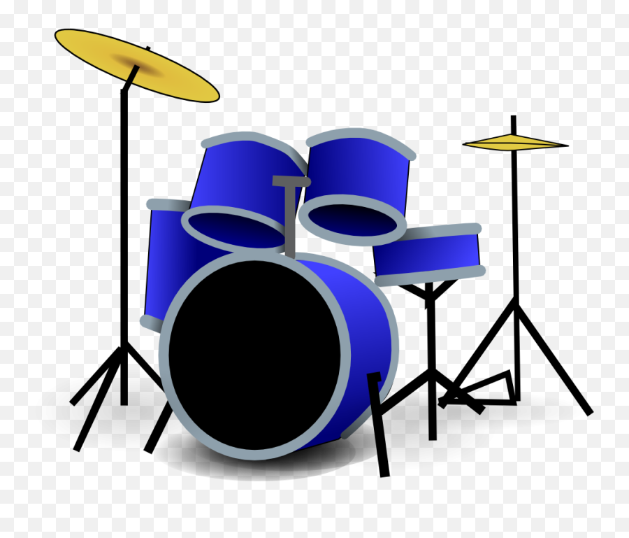 Instrument Clipart Cymbal - Drums Clip Art Emoji,Cymbal Emoji