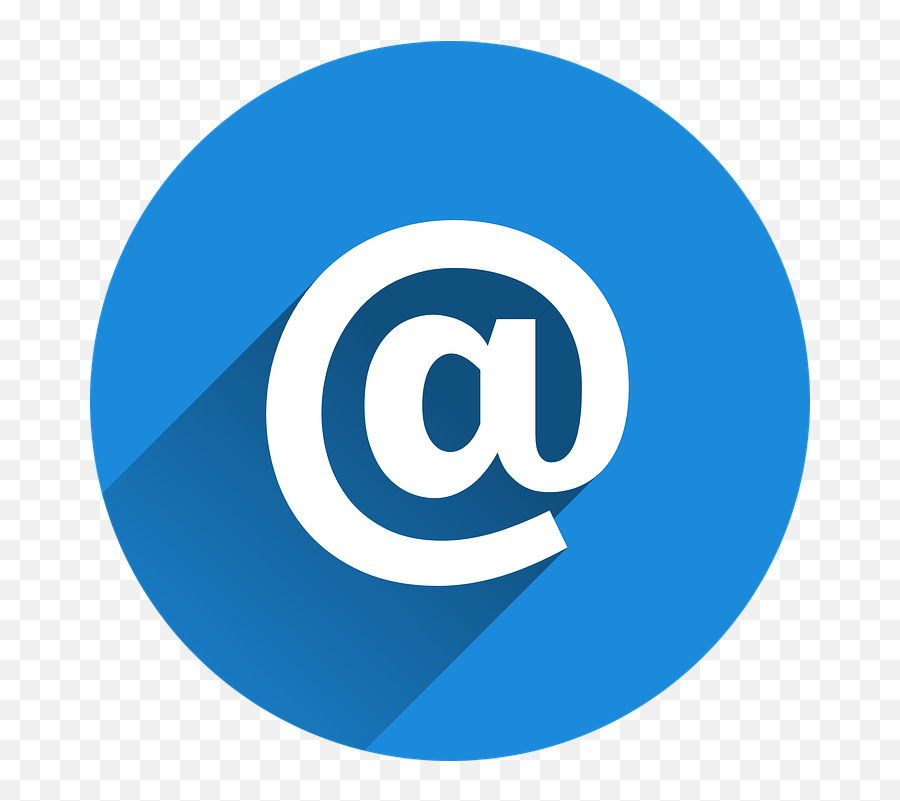 At Sign Email News E - Eco Friendly Icon Blue Emoji,Blue Heart Emoji