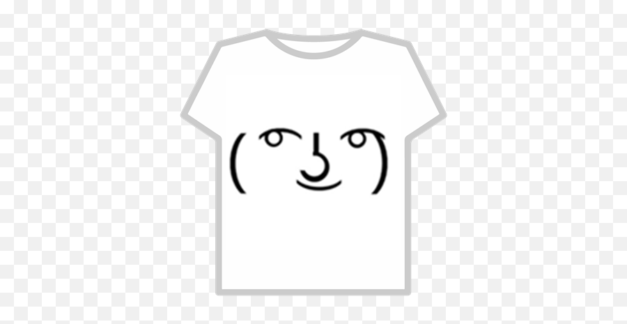 Limited Lenny Face - T Shirt Roblox Girl Emoji,Lenny Face Emoji