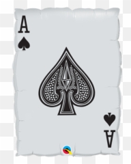 Greetings House - Ornate Ace Of Spades Card Emoji,Ace Flag Emoji