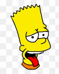 Thesimpsons Bart Bartsimpson Simpson Simpsons Lisa Lisa - Clip Art Emoji,Stoned Emoji