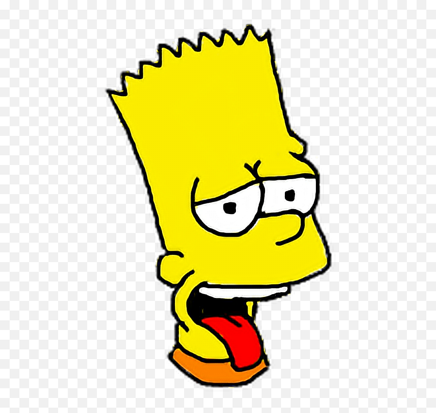 Thesimpsons Bart Bartsimpson Simpson Simpsons Lisa Lisa - Clip Art Emoji,Stoned Emoji