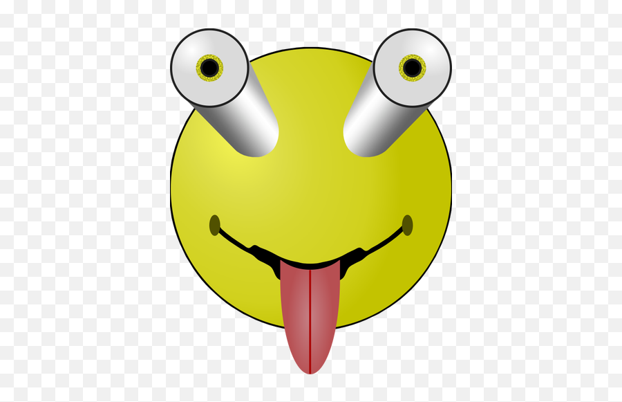 Happy Face Image - Bug Eyed Smiley Face Emoji,Eyes Emoji