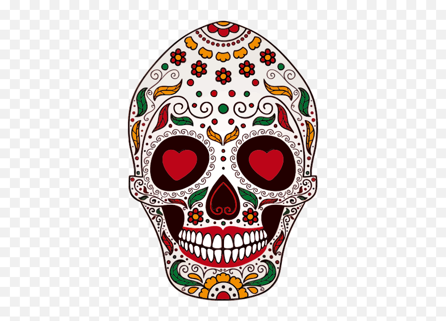 Sugar Skull - Sugar Skull Poker Cards Emoji,Sugar Skull Emoji