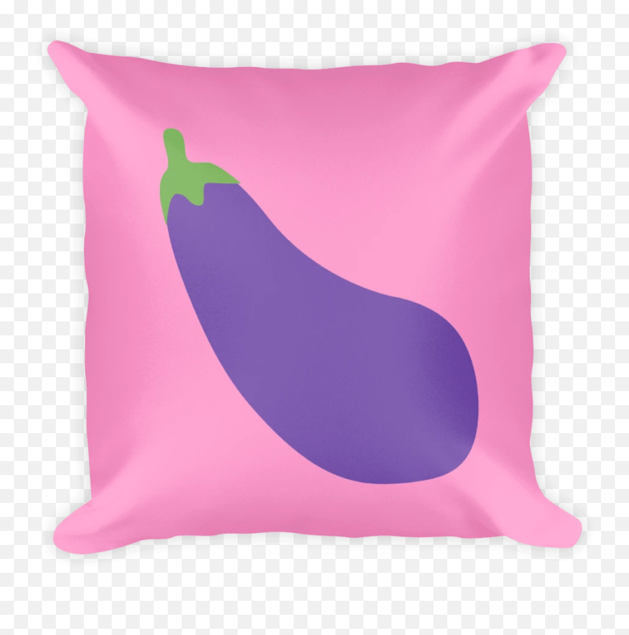 Eggplant Emoji - Pillow,Eggplant Emoji Transparent