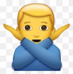 Dont Worry We Have A Last Minute Outfit - Man Saying No Emoji,Emoji Costumes