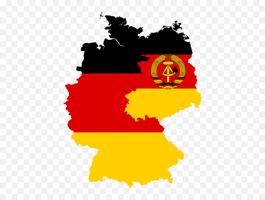 East West Germany Flag Map - West Germany And East Germany Flag Emoji,Dc Flag Emoji